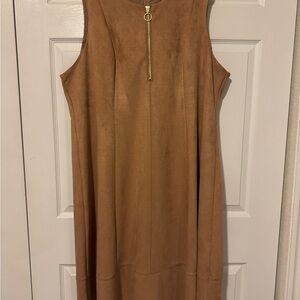 Liz Claiborne Tan Sleeveless Mini Dress